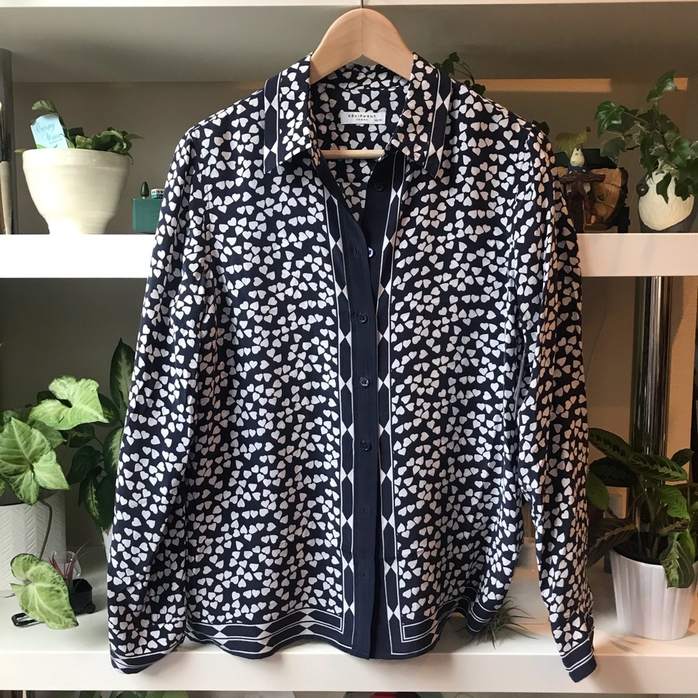 Equipment Silk Button-up Shirt